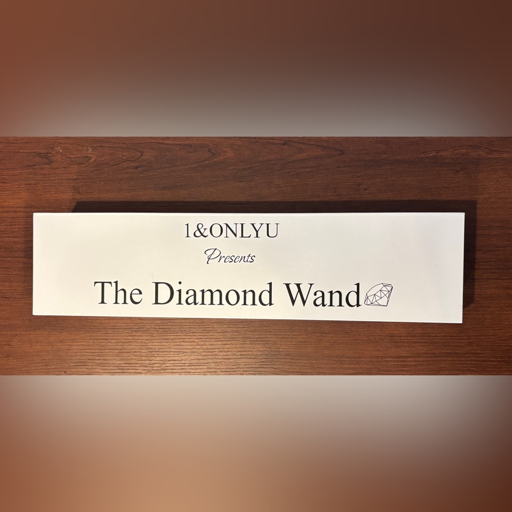 New in Box The Diamond Wand Magical Folding Curling Iron Professional Grade